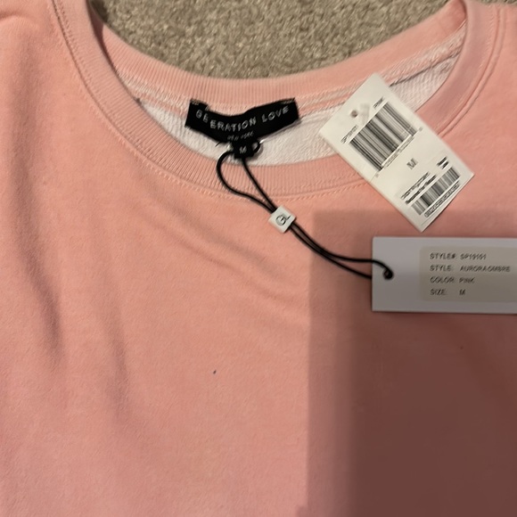 Generation love Nwt side slit sweatshirt - Picture 3 of 3